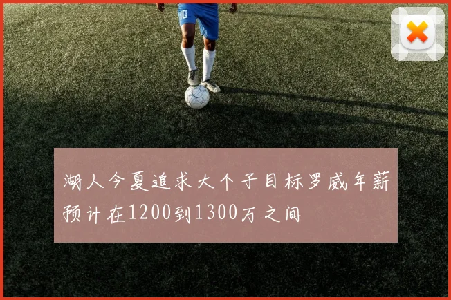 湖人今夏追求大个子目标罗威年薪预计在1200到1300万之间