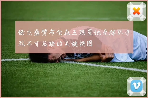 徐杰盛赞布伦森五颗星他是球队夺冠不可或缺的关键拼图
